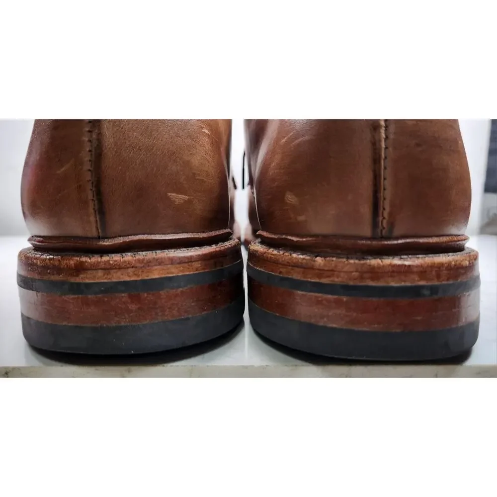 ECU Hard to find Parkhurst Bidwell‎ Derby Shoe 11D Brown Leather Dainite Outsole